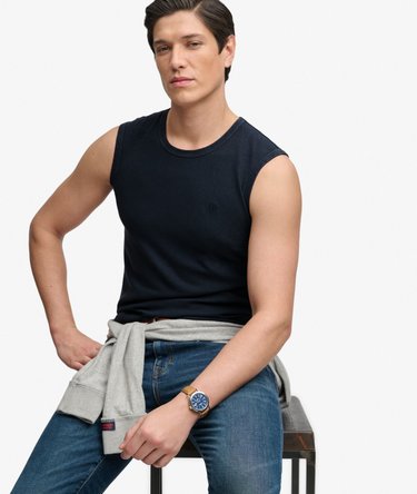 Classic Cotton Linen Tank Top Image 2