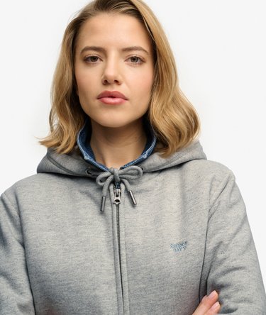 Essential Borg Lined Zip Hoodie Image 4