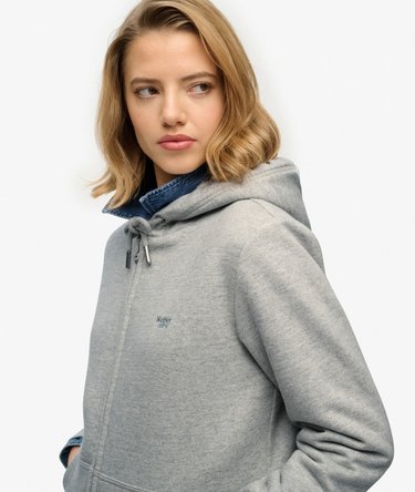 Essential Borg Lined Zip Hoodie Image 2