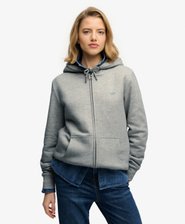 Essential Borg Lined Zip Hoodie