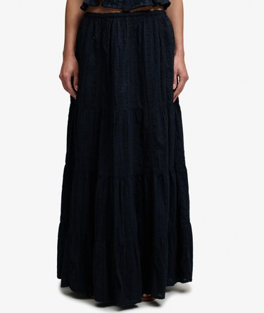 Tiered Maxi Skirt Image 3