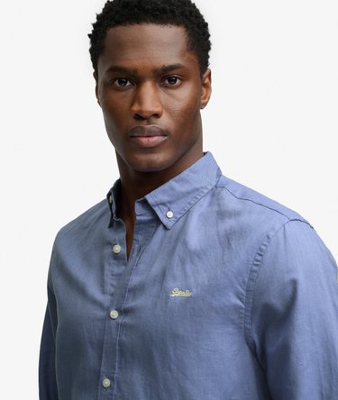 Cotton Linen Long Sleeve Shirt Image 4