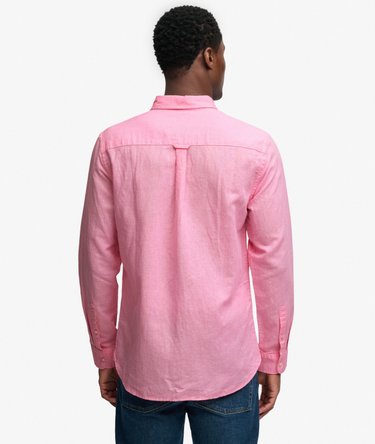 Cotton Linen Long Sleeve Shirt Image 5
