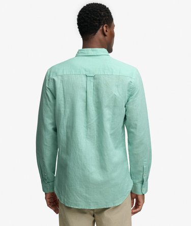 Cotton Linen Long Sleeve Shirt Image 5
