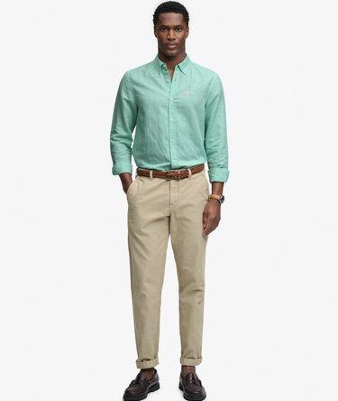 Cotton Linen Long Sleeve Shirt Image 3