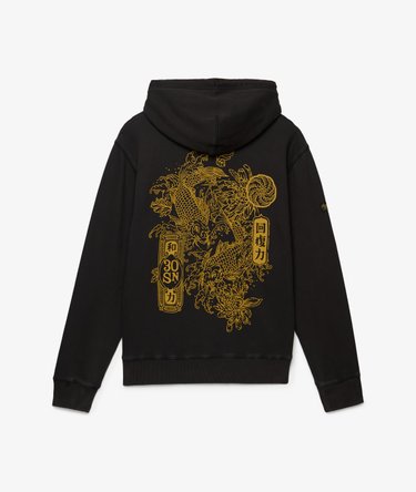 Sweat &agrave; capuche Tokyo Narrative Coupe D&eacute;contract&eacute;e Image 7