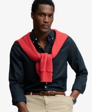 Puuvilla-pellava pitk&auml;hihainen paita