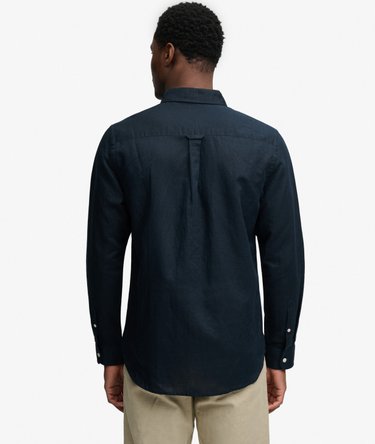 Cotton Linen Long Sleeve Shirt Image 5