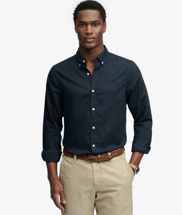 Cotton Linen Long Sleeve Shirt Image 1