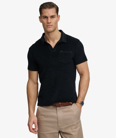 Frottee-Poloshirt Image 1