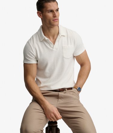 Frottee-Poloshirt Image 2