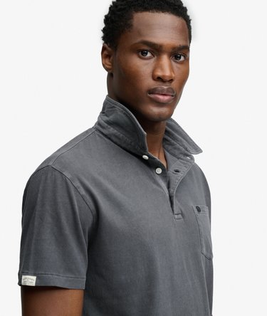Classic Cotton Linen Polo Shirt Image 4