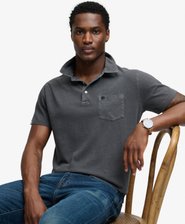 Polo en coton et lin classique