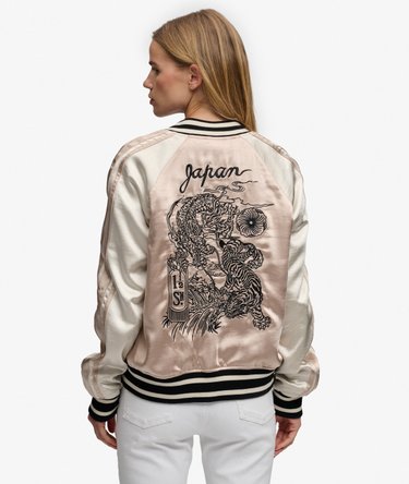 Suikajan Embroidered Bomber Jacket Image 6