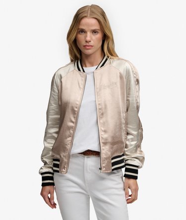 Suikajan Embroidered Bomber Jacket Image 1