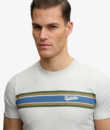 Outdoor Stripe Logo Relaxed T-Shirt Image 4