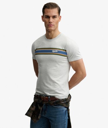 Outdoor Stripe Logo Relaxed T-Shirt Image 2