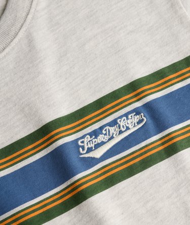 Outdoor Stripe Logo Relaxed T-Shirt Image 6