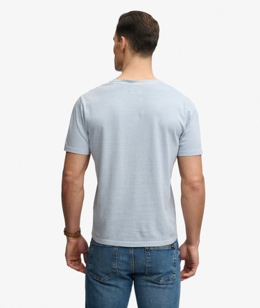 Classic Cotton Linen V-Neckline T-Shirt Image 5