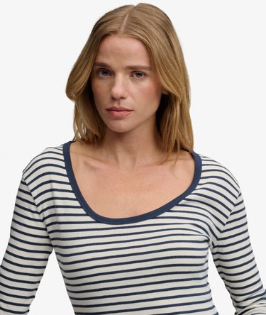 Athletic Essentials Striped Long Sleeve Top Image 4