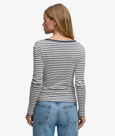 Athletic Essentials Striped Long Sleeve Top Image 5