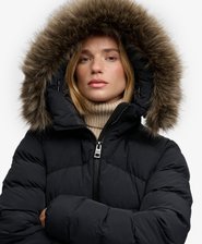 Fuji Steppjacke mit Kunstfellkapuze