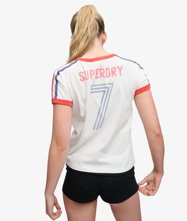 Athletic Football Stripe T-shirt Image 4