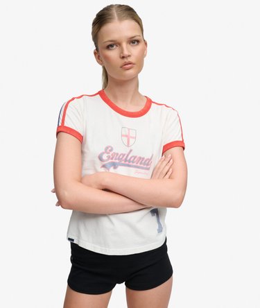 Athletic Football Stripe T-shirt Image 1