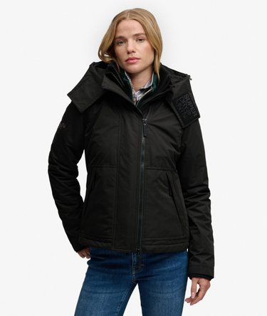 Hooded Microfibre Arctic Windcheater Jacket Image 5