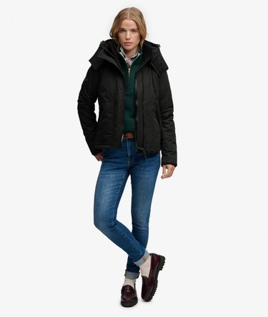 Hooded Microfibre Arctic Windcheater Jacket Image 3