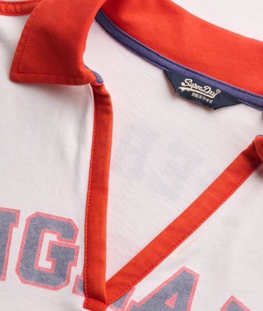 Athletic Football Collared T-shirt Image 5