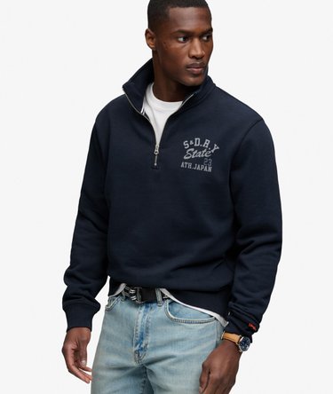 Athletic Essentials Sweatshirt mit halbem Rei&szlig;verschluss Image 2