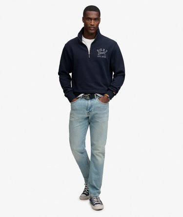 Athletic Essentials Sweatshirt mit halbem Rei&szlig;verschluss Image 3