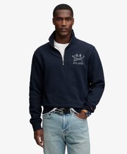 Athletic Essentials Sweatshirt mit halbem Rei&szlig;verschluss