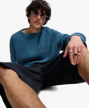 Bench Gerippter Pullover mit Kastenschnitt