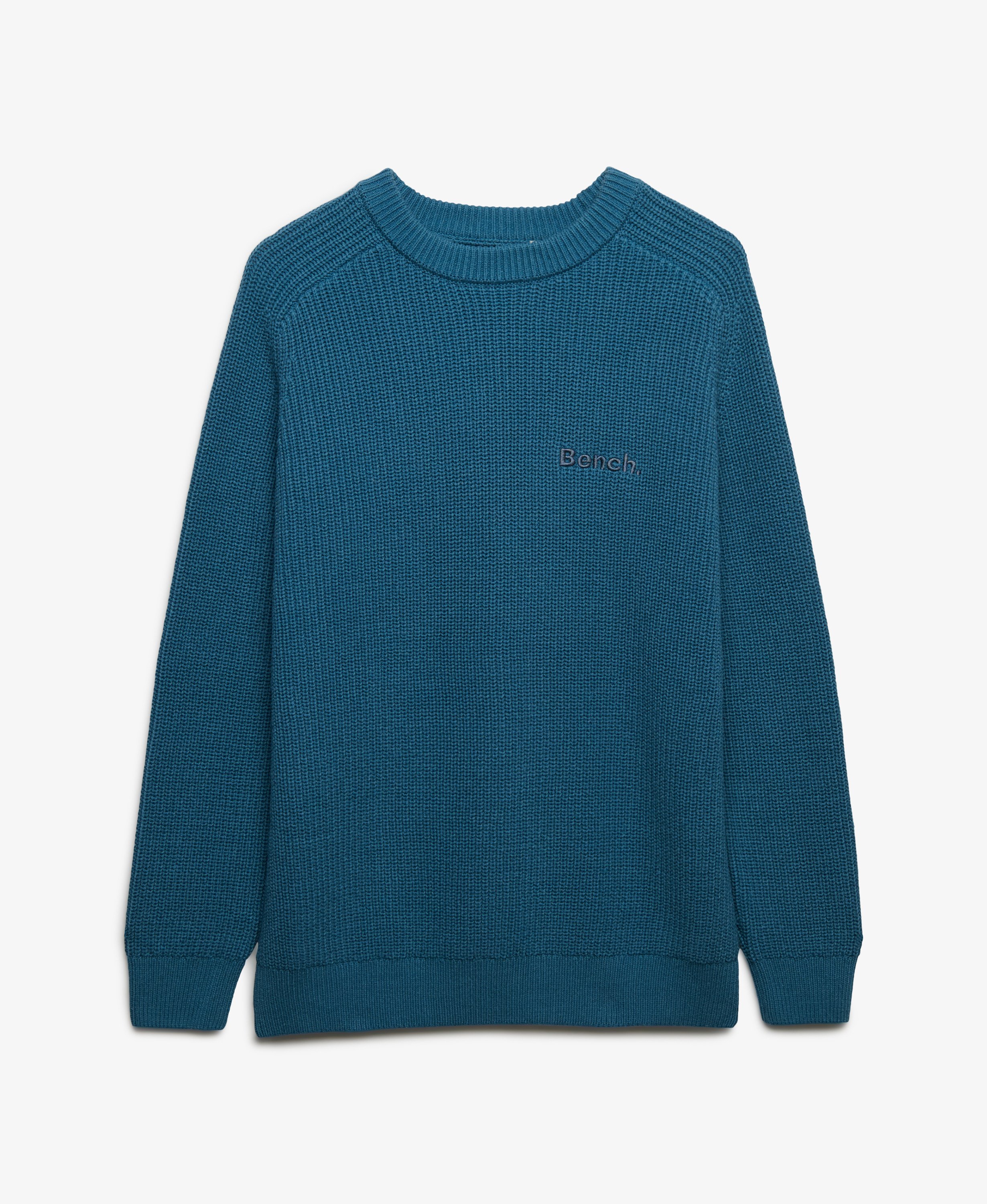 mens Bench Ribbed Boxy Jumper in Constellation Blue | Superdry IE