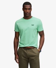 T-shirt z logo Essential z bawełny organicznej