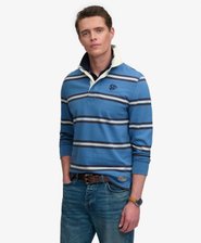 Vintage Athletic Stripe Rugby Top