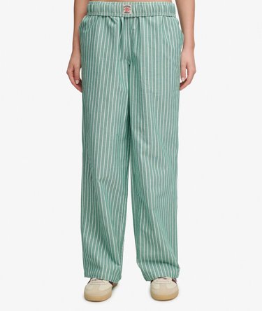 Gestreifte Baumwollhose Image 3