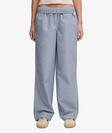 Gestreifte Baumwollhose Image 3