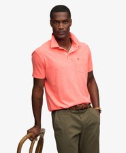 Classic Cotton Linen Polo Shirt