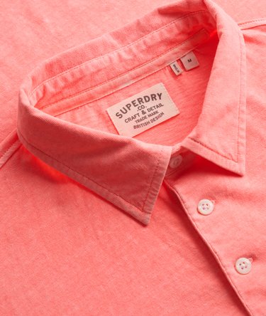 Classic Cotton Linen Polo Shirt Image 6