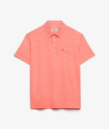 Classic Cotton Linen Polo Shirt Image 7