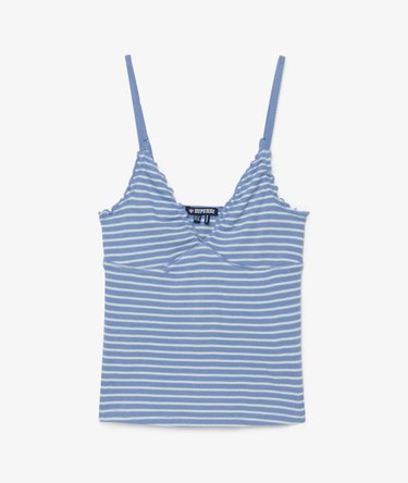 Athletic Essentials V-Neck Waffle Cami Top Image 7