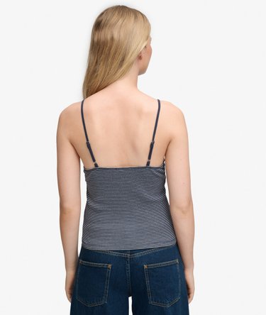Athletic Essentials V-Neck Waffle Cami Top Image 5