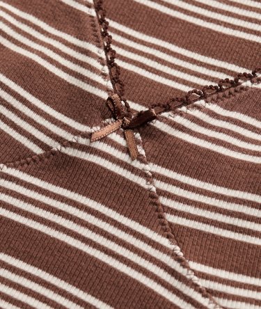 Stripe Ribbed Jersey Mini Dress Image 7
