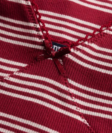Stripe Ribbed Jersey Maxi Dress Image 7
