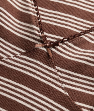 Stripe Ribbed Jersey Maxi Dress Image 7