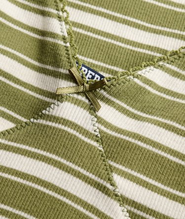 Stripe Ribbed Jersey Maxi Dress Image 7