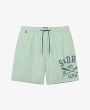 Printed Logo 16-Inch Swim Shorts